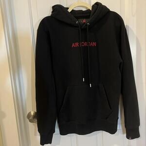 Air Jordan Oversized Embroidered Wordmark Hoodie